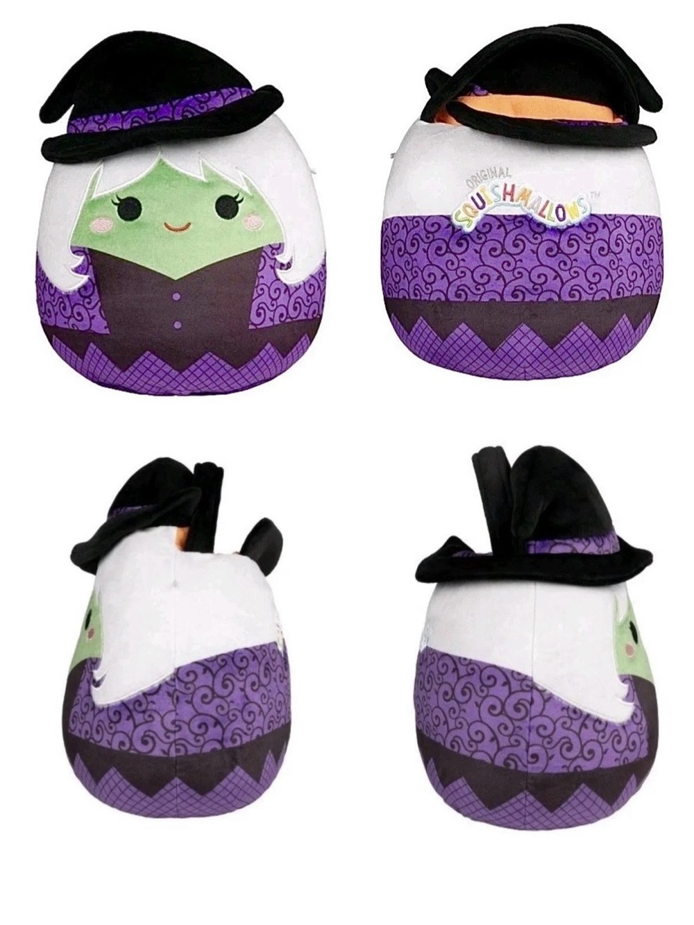 12" Squishmallows Halloween Trick or Treat Bag Pail Mariposa the Witch Plush NWT